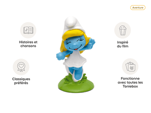 Les Schtroumpfs: La grande Schtroumpfette Tonie (Français) audio figurine, inspiring audio journeys and imaginative play