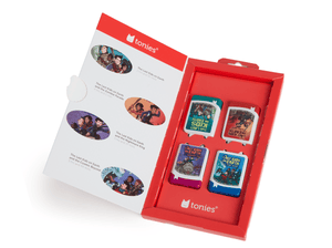 Inside view of Last Kids on Earth Audiobook Tonies - 4 Pack Packaging