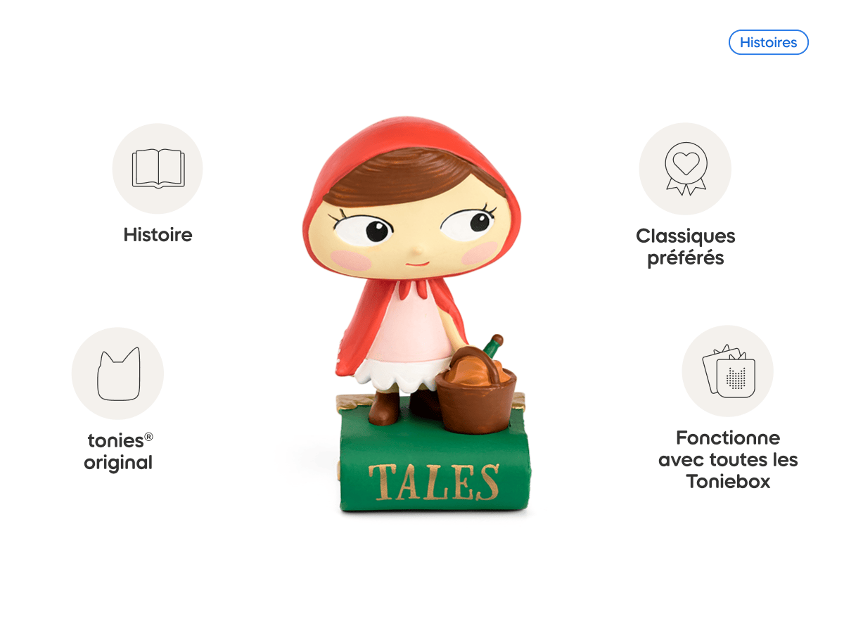 Mes contes préférés: Le Petit Chaperon Rouge Tonie (Français) audio figurine, inspiring audio journeys and imaginative play