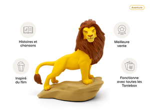 Disney Le Roi Lion Tonie (Français) audio figurine, inspiring audio journeys and imaginative play