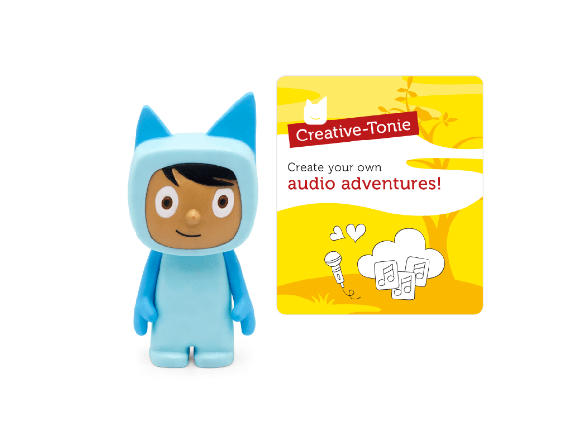 Light Blue with Medium Hue Creative-Tonie with a branded content card