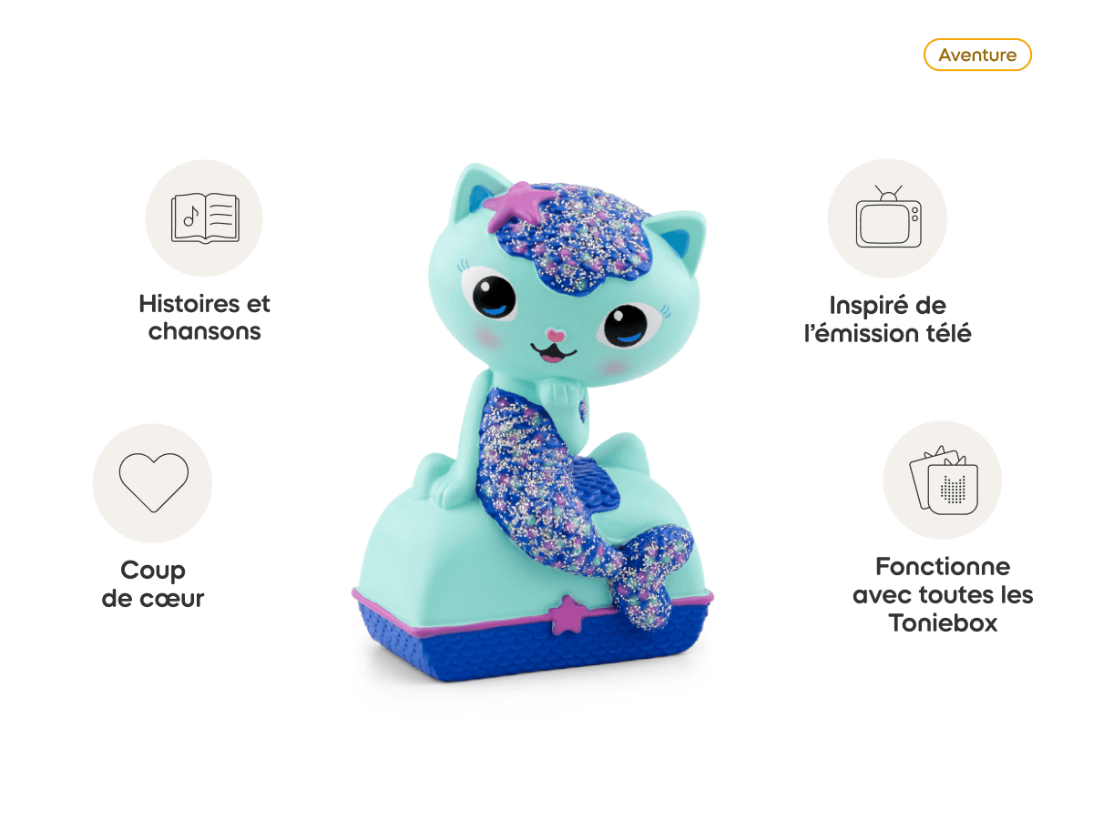 La maison de Gabby - Marine (French) Tonie audio figurine from the aventure category, inspiring audio journeys and imaginative play