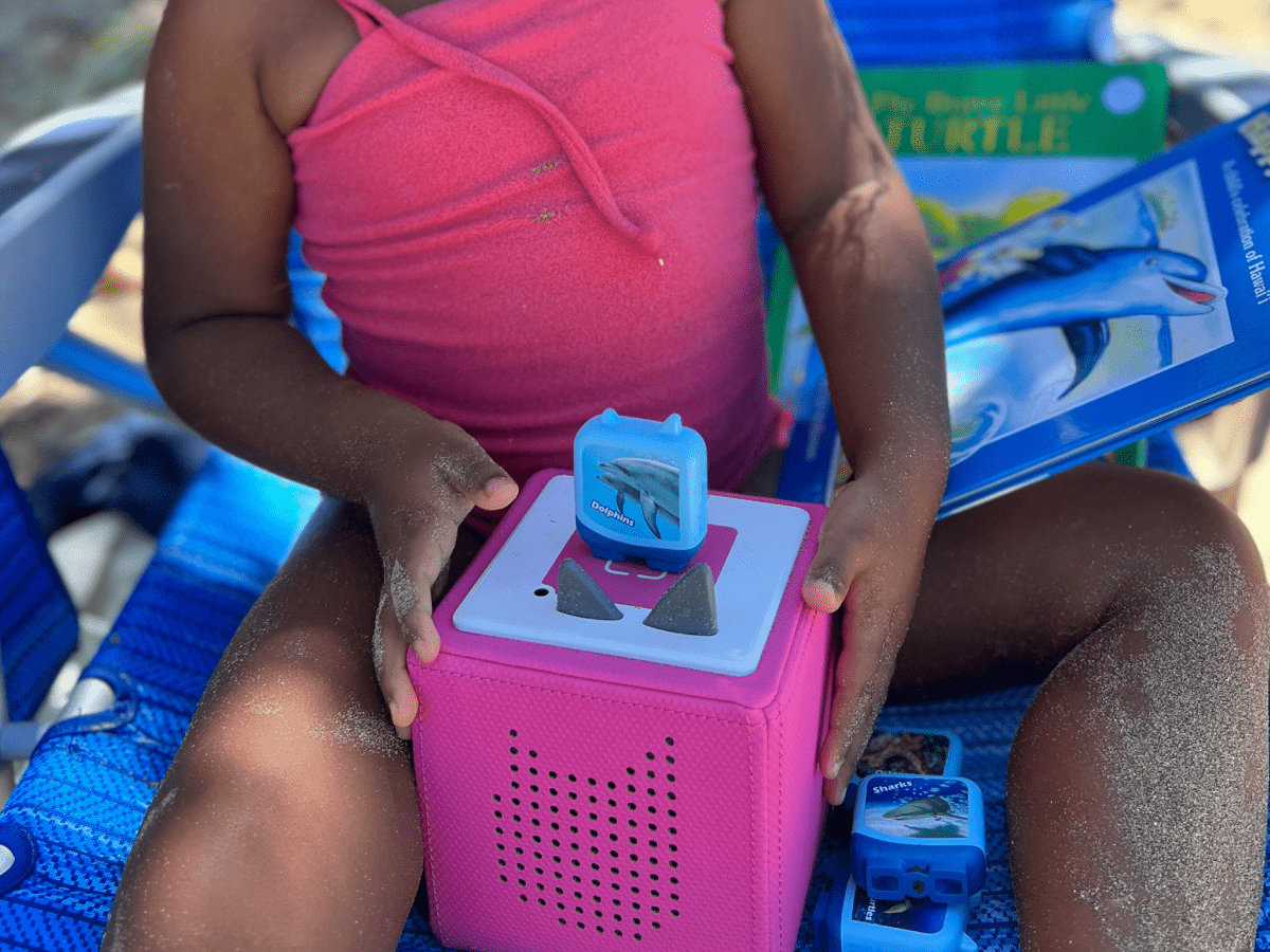 Child Playing With Marine Life Clever Tonies Audio Figurine And Toniebox 2