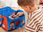 Child Playing With Marshall Tonie Audio Figurine And Toniebox 2