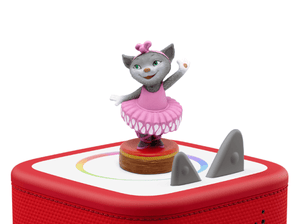 Mia Tonie on a Red Toniebox