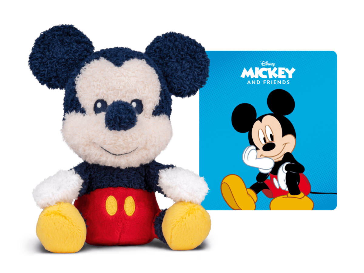 French cuddle mickey mouse Tonie audio figurine for the Toniebox, which plays audio content