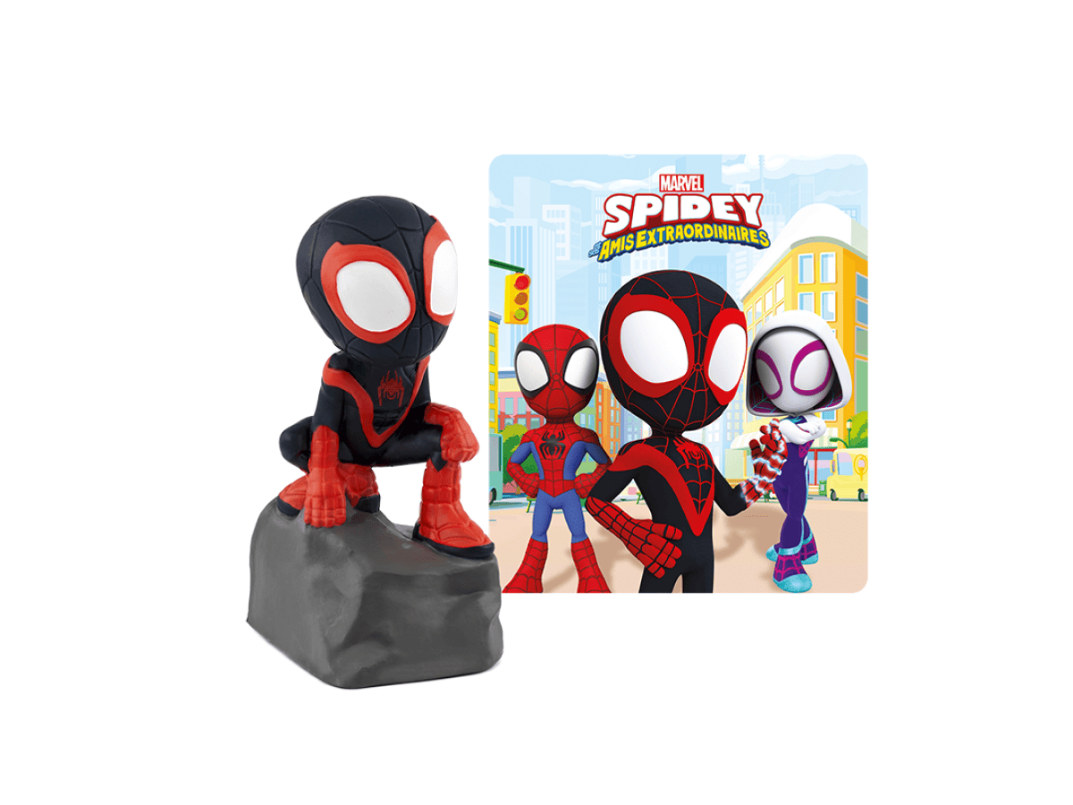 Marvel Spidey Et Ses Amis Extraordinaires: Miles Morales Tonie (Français) audio figurine with content illustration