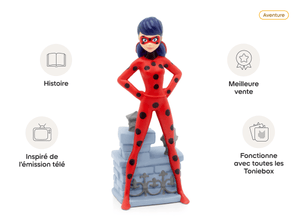 Miracilous Ladybug Tonie (Français) audio figurine, inspiring audio journeys and imaginative play