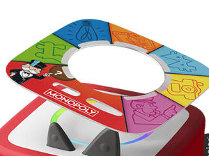 Tonieplay Monopoly Real Estate Rush Disc on red Toniebox 2 an audio player for kids