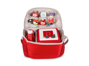 open view with tonies and toniebox inside