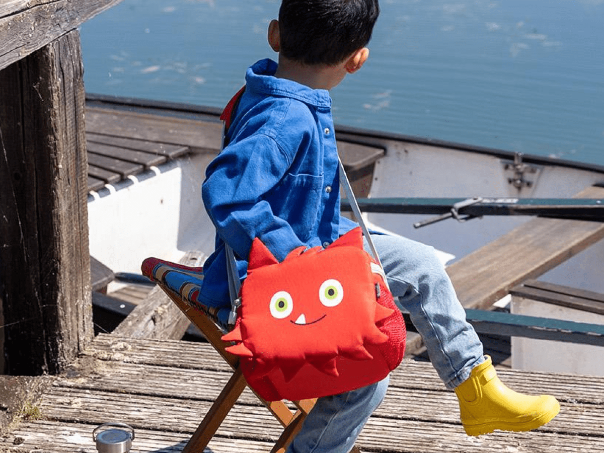 Child Holding Toniebox Character Bag - Monster