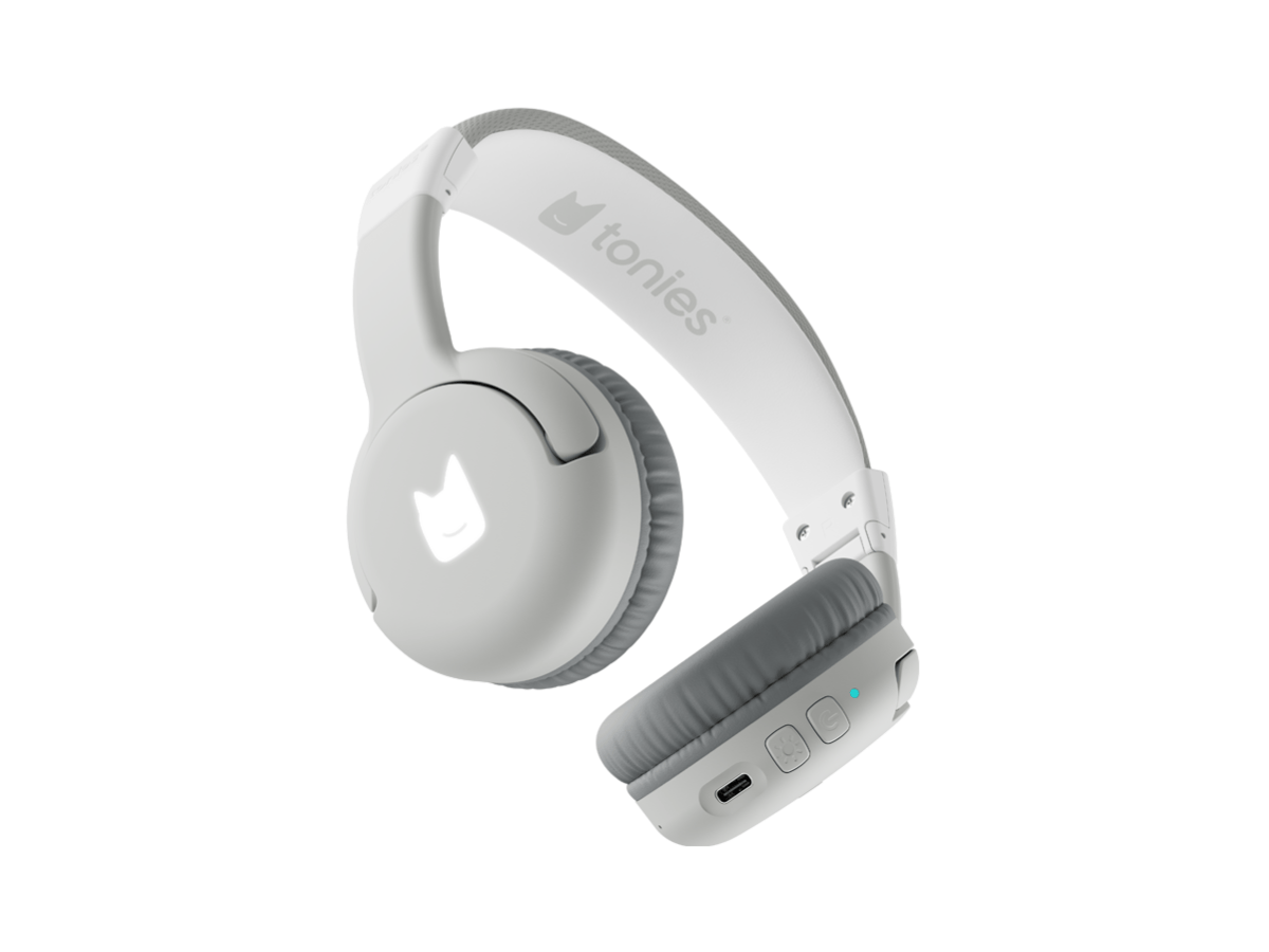 Moon Gray bluetooth headphones for kids