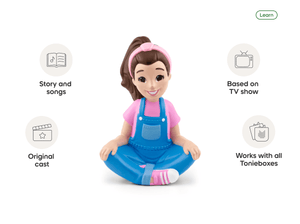 Ms. Rachel audio figurine, inspiring audio journeys and imaginative play