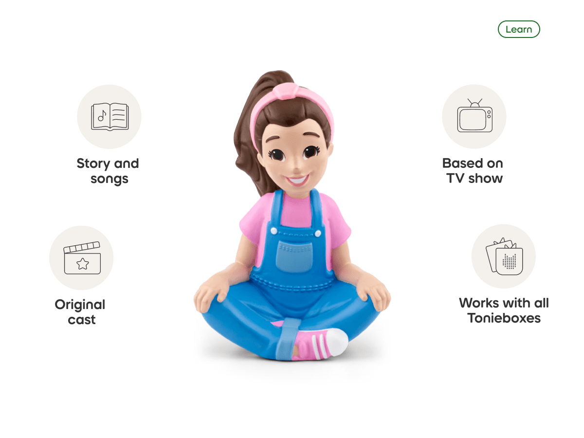 Ms. Rachel audio figurine, inspiring audio journeys and imaginative play