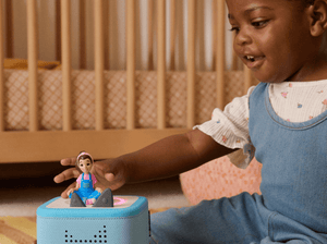 Child Playing With Ms. Rachel Tonie