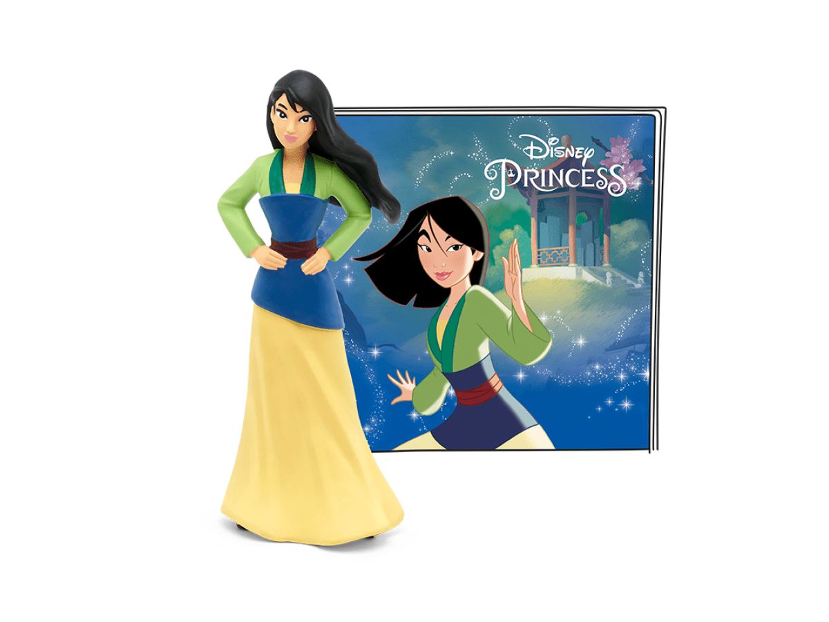 Disney Mulan Tonie with a branded content card