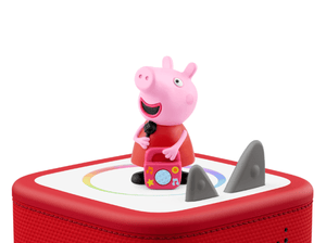 Peppa Pig: My First Album Tonie on a Red Toniebox