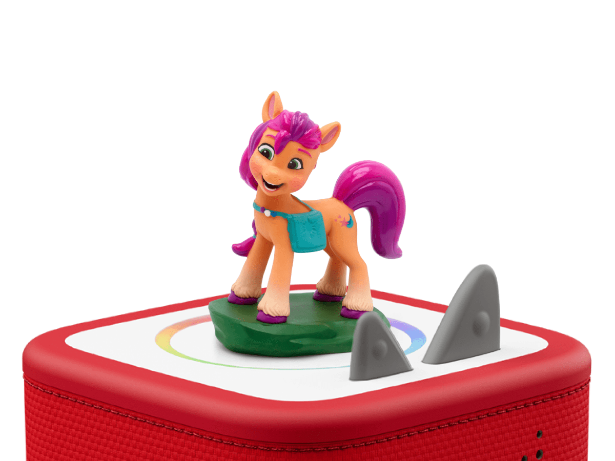 My Little Pony Tonie on a Red Toniebox
