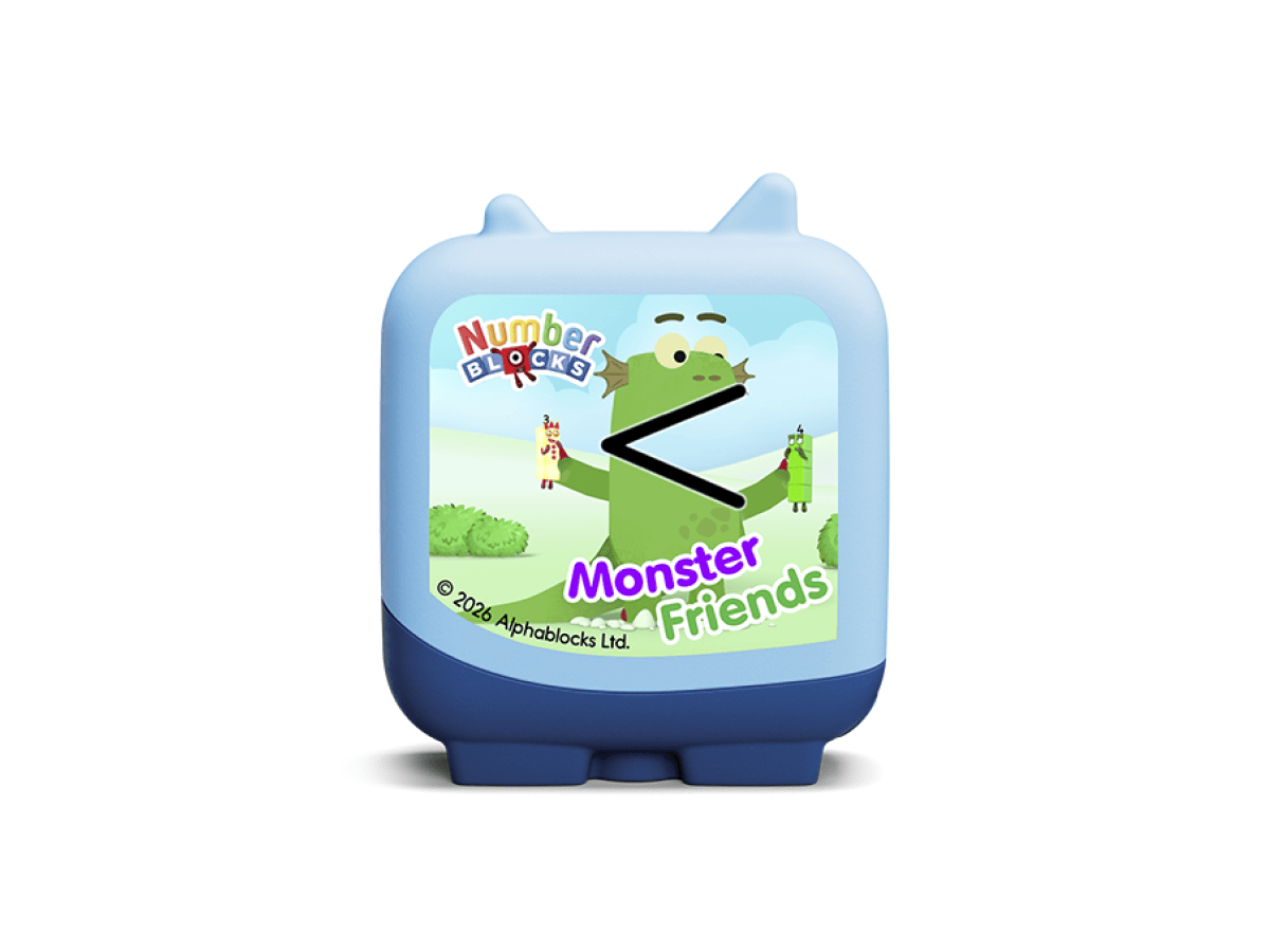 Numberblocks Pocket Tonies Monster friends for the Toniebox, which plays audio content