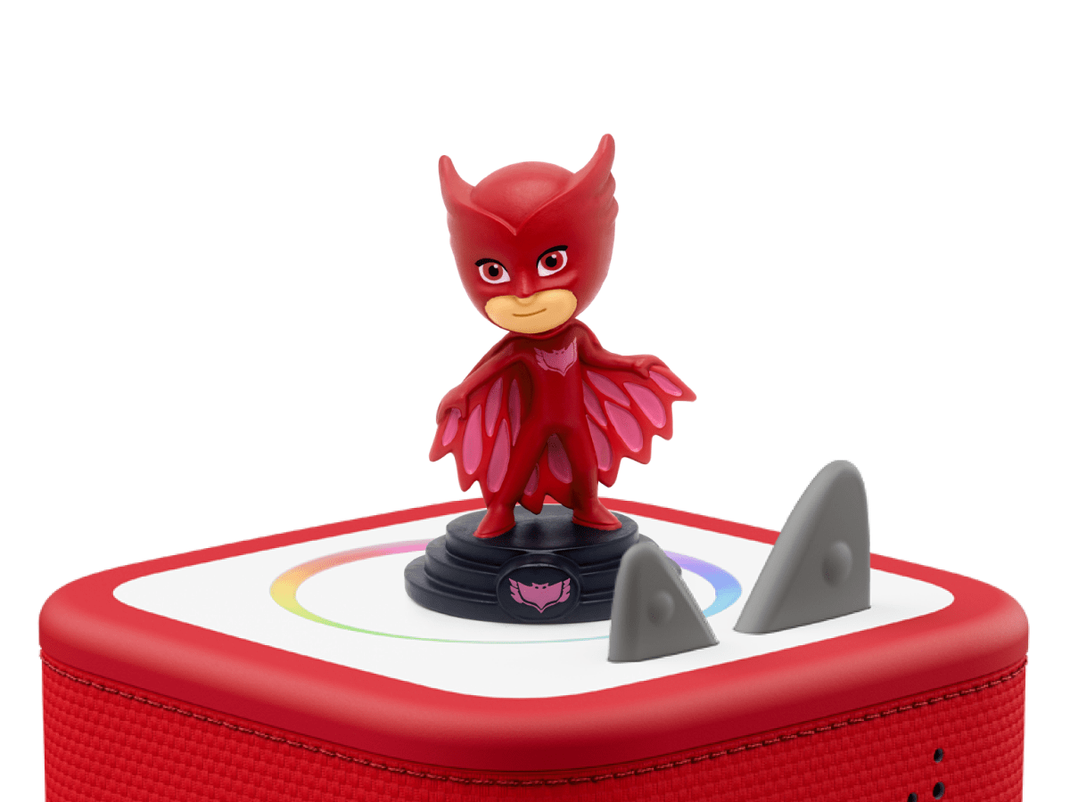 PJ Masks: Owlette Tonie on a Red Toniebox