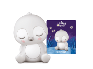 Sleepy Friends Sleepy Penguin Night Light audio figurine, inspiring audio journeys and imaginative play