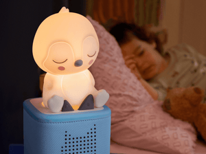Sleepy Friends Sleepy Penguin Night Light audio figurine with content illustration