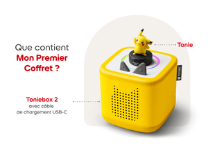 Pokémon Pikachu Toniebox 2 Starter Set - Lightning Yellow (Français)