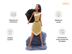 Disney Pocahontas Tonie (Français) audio figurine, inspiring audio journeys and imaginative play