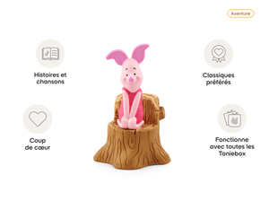 Winnie l'ourson- Porcinet (French) Tonie audio figurine from the aventure category, inspiring audio journeys and imaginative play