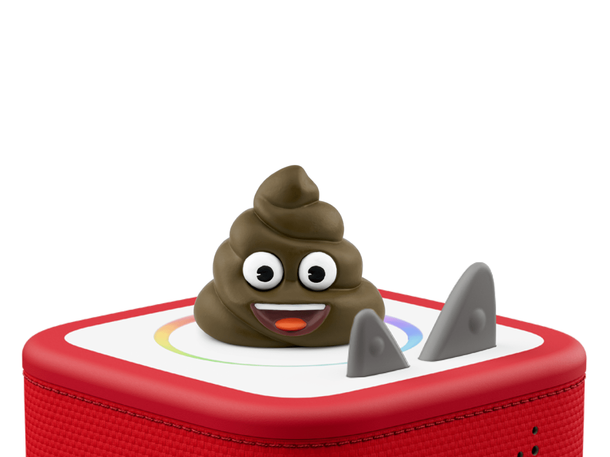 Potty Training Tonie on a Red Toniebox