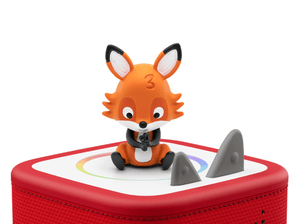Favourite Children's Songs: Counting Songs Tonie on a red Toniebox 2 ready to play audio stories and songs