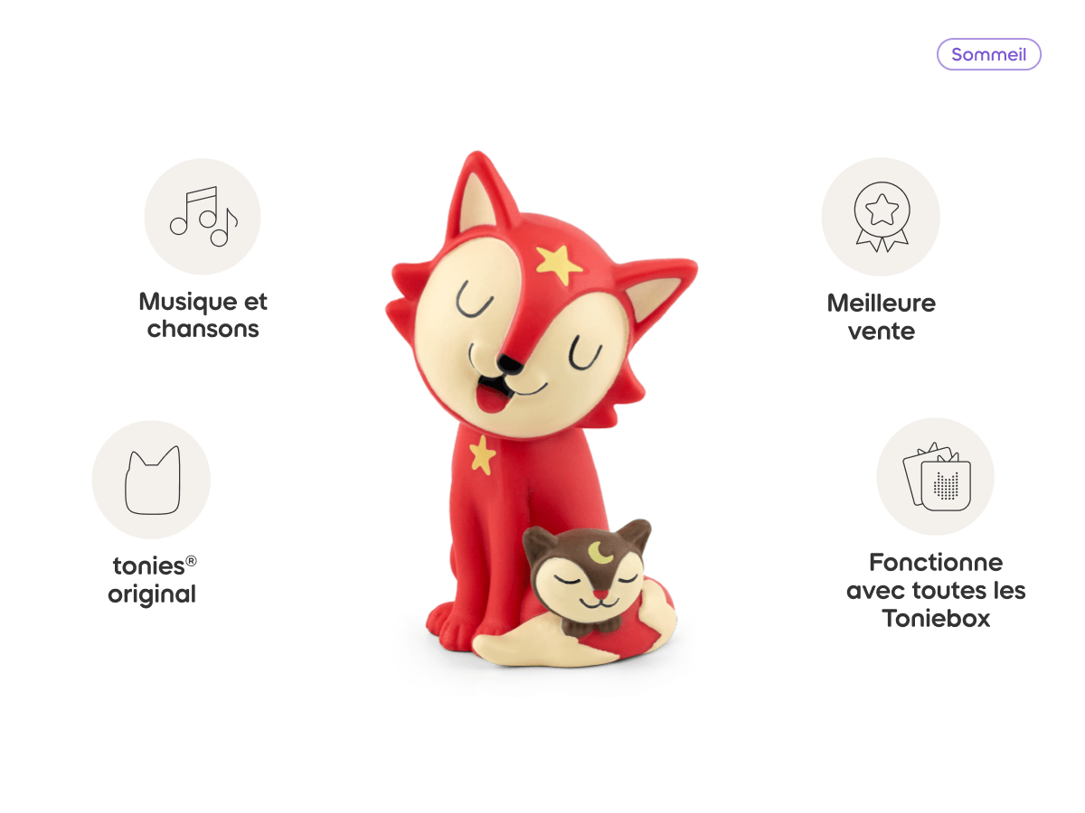 Mes Comptines Préférées: Pour S'Endormir Tonie (Français) audio figurine, inspiring audio journeys and imaginative play
