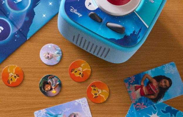sky blue Toniebox 2 with Tonieplay game and controllers