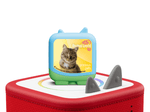Animal world precious pets on a red Toniebox 2 ready to play audio stories and songs