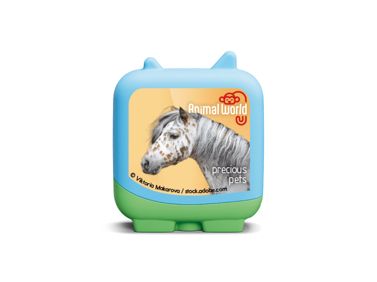 Animal world precious pets audio figurine for the Toniebox, which plays audio content
