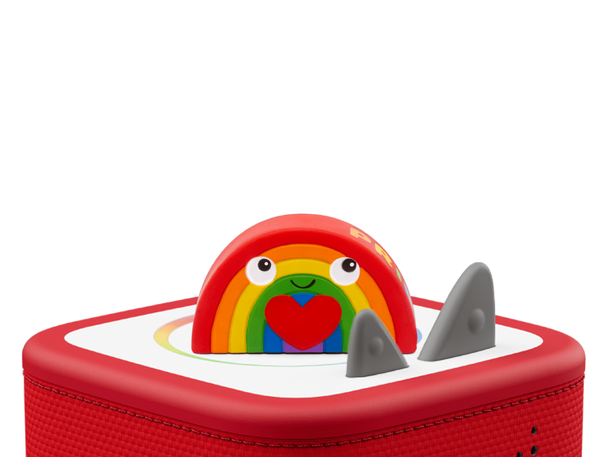 Favorite Tales: Pride Tonie on a Red Toniebox