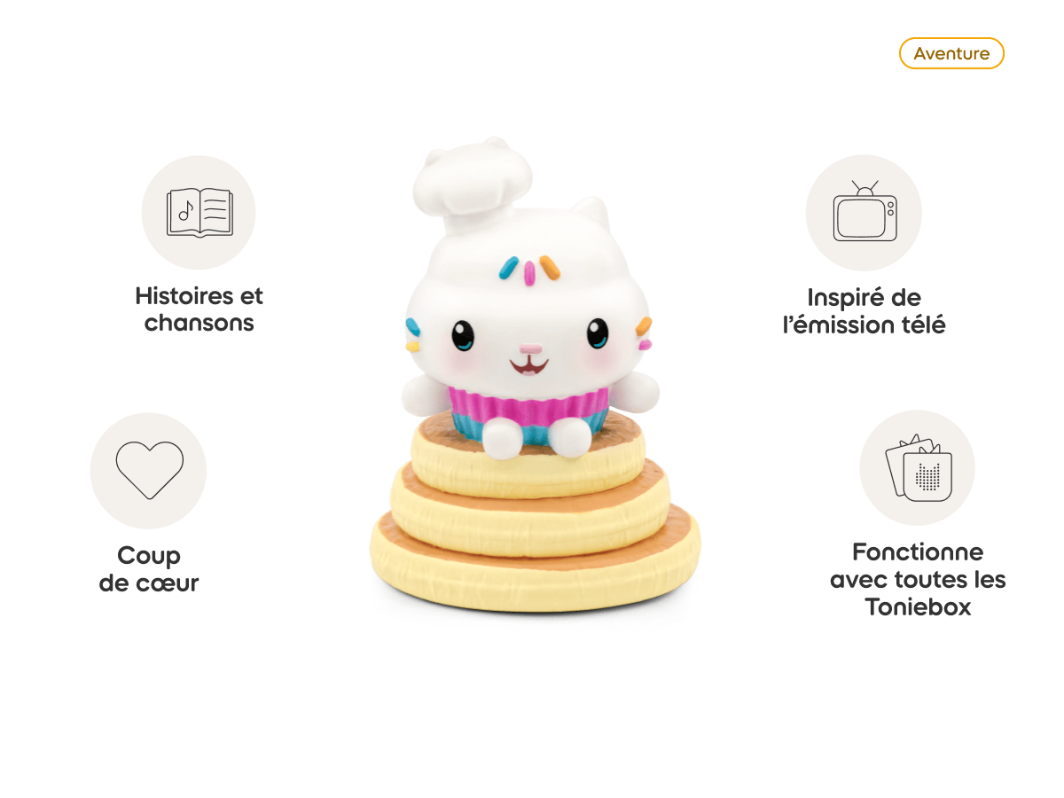 La Maison de Gabby-Ptichou-French Tonie audio figurine from the aventure category, inspiring audio journeys and imaginative play