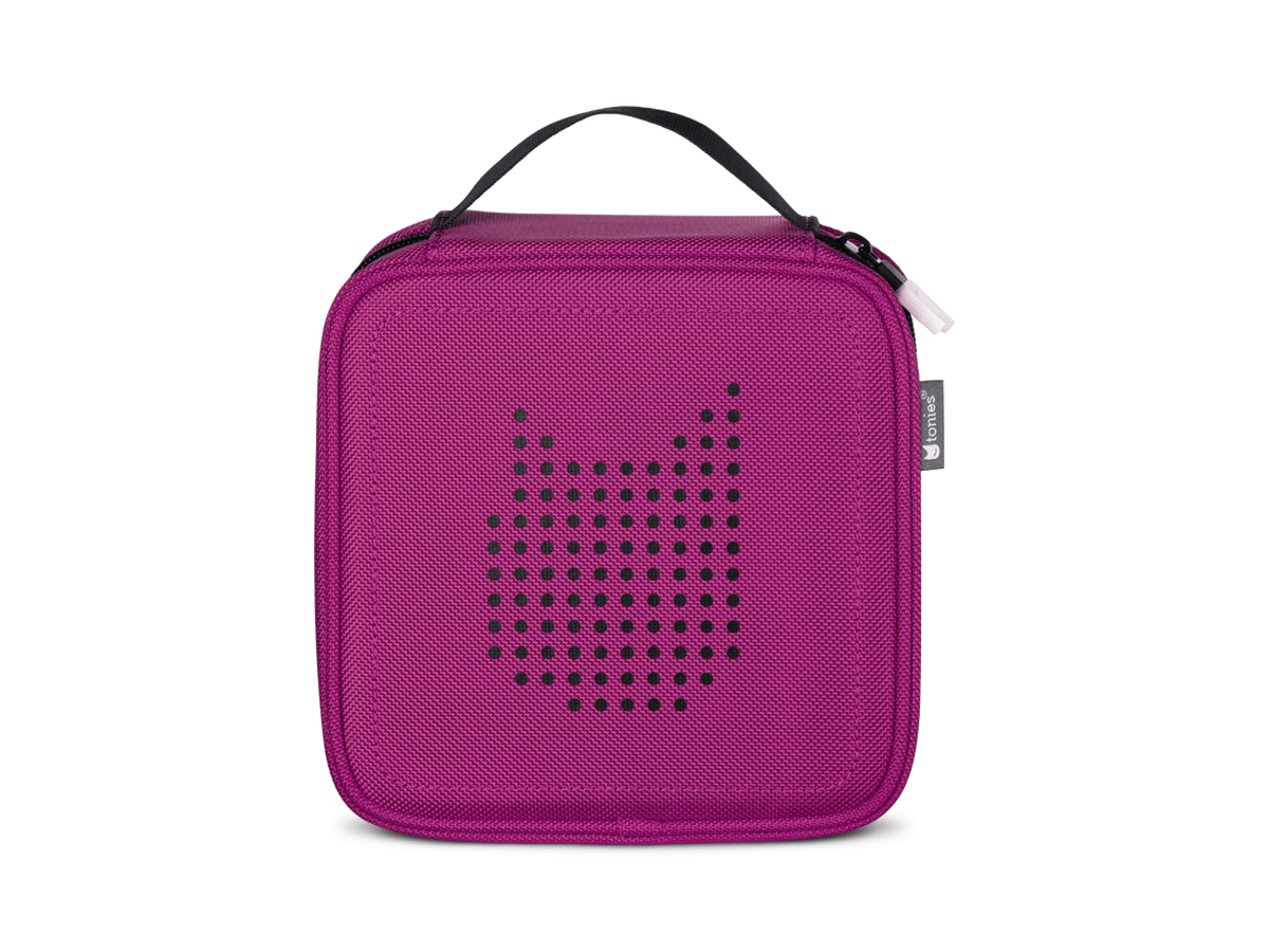 purple tonies carrying case front view