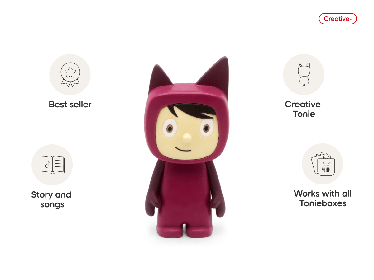 Creative-Tonie Purple Light audio figurine, inspiring audio journeys and imaginative play