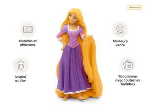 Disney Raiponce Tonie (Français) audio figurine, inspiring audio journeys and imaginative play