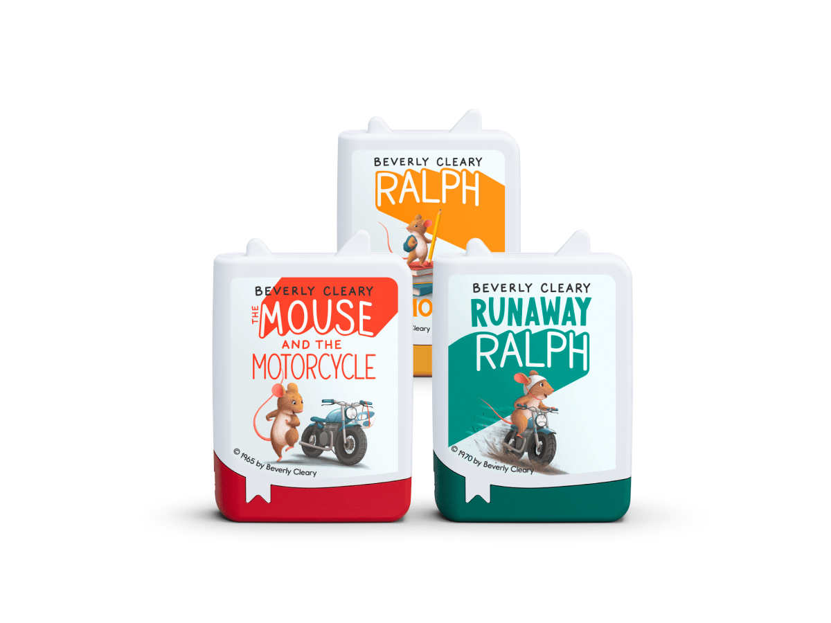 Ralph S Mouse Book Tonies audio figurine for the Toniebox, which plays audio content