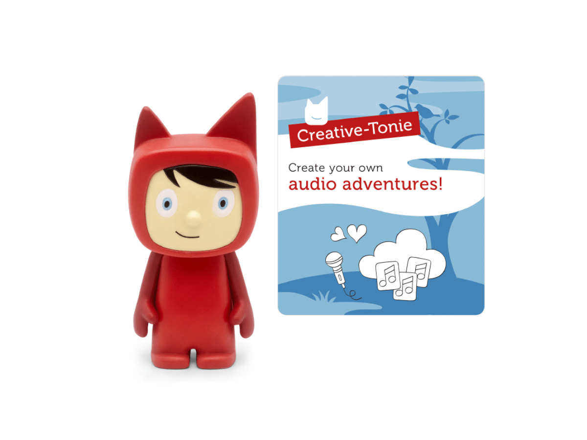 Red with Light Hue Creative-Tonie with a branded content card