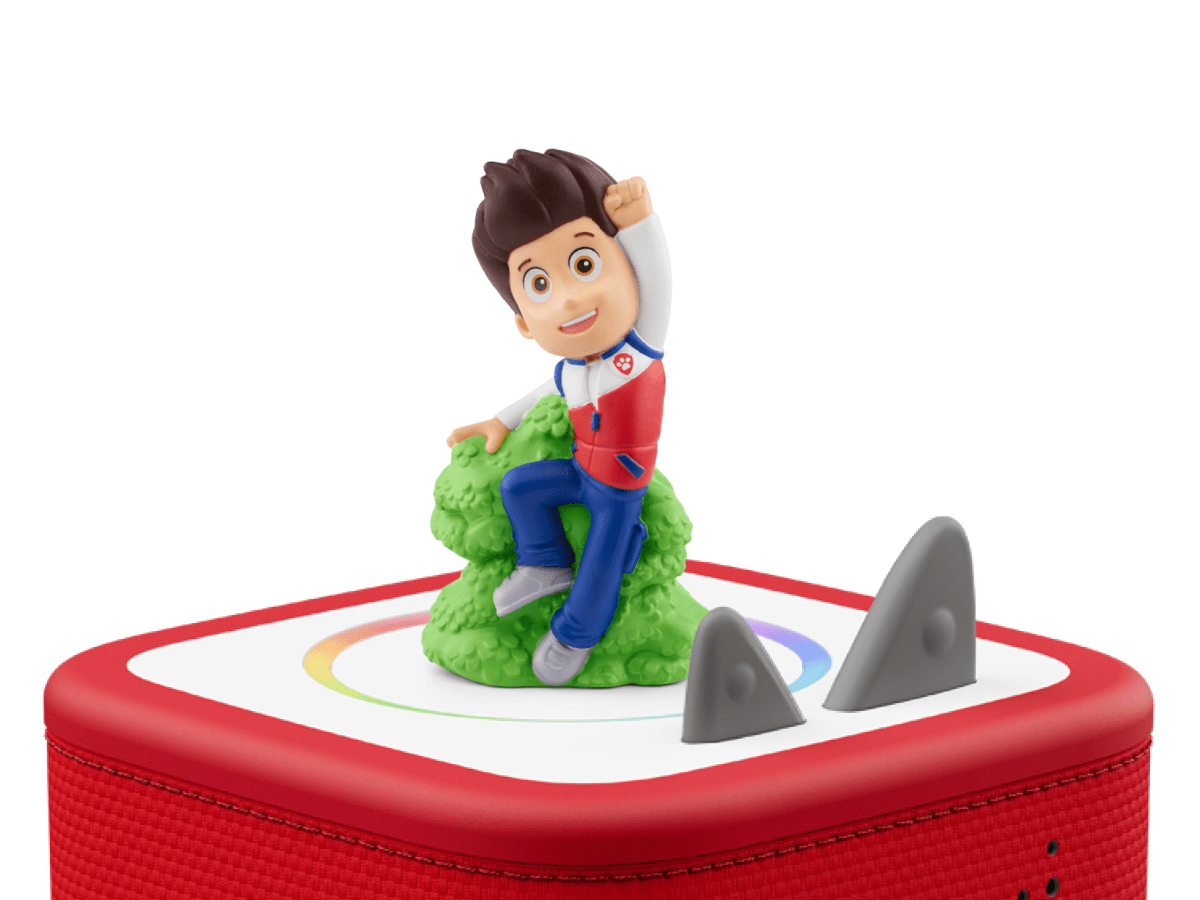 PAW Patrol: Ryder Tonie on a red toniebox