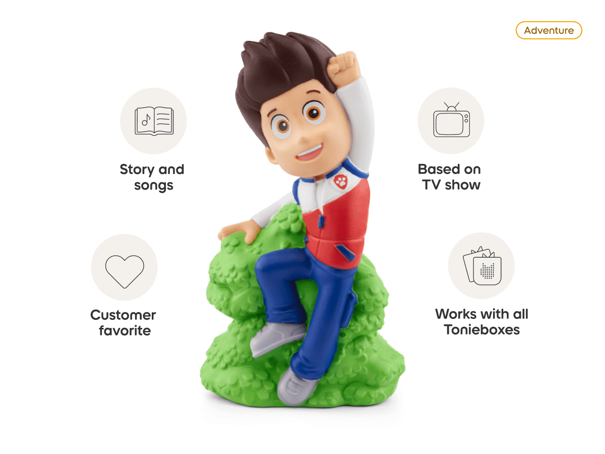 PAW Patrol: Ryder Tonie with product features