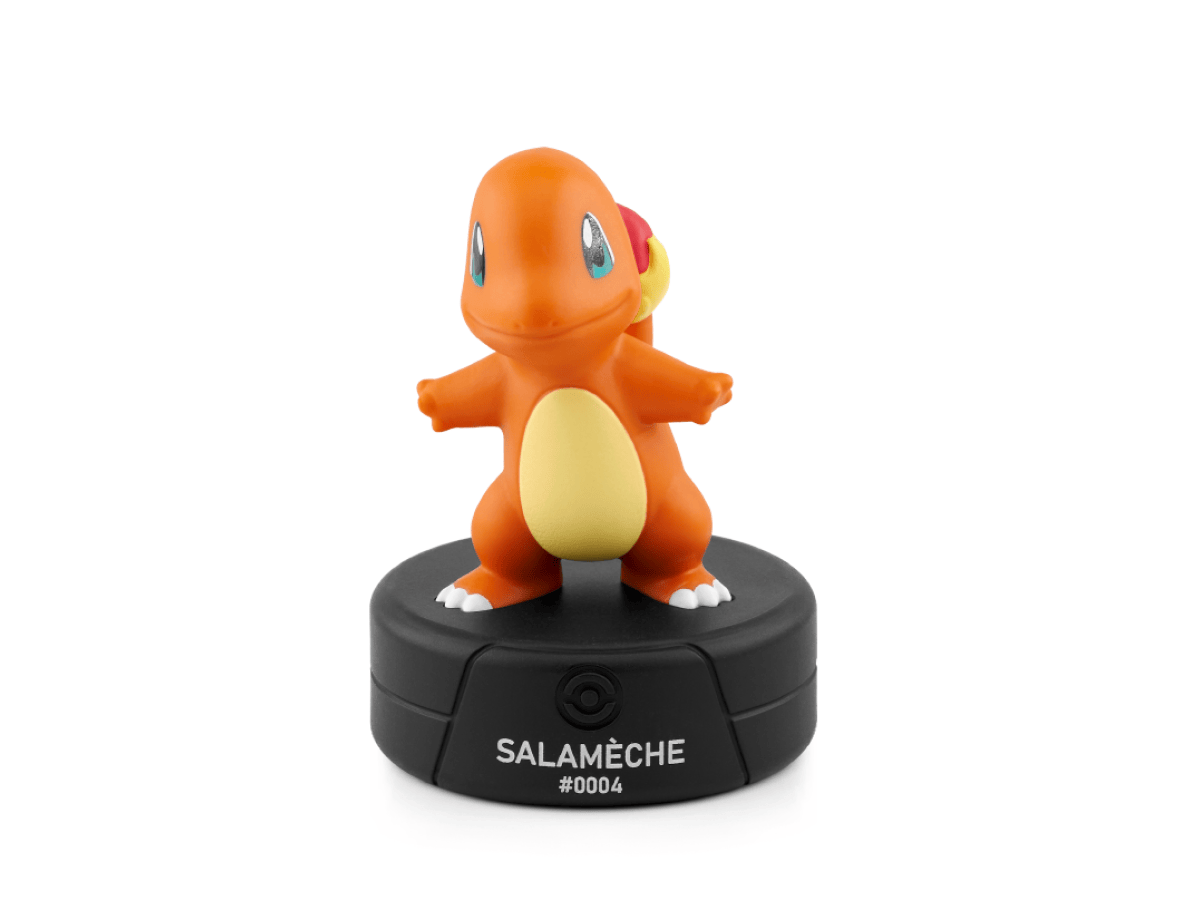 French Pokémon-Salamèche Tonie audio figurine for the Toniebox, which plays audio content