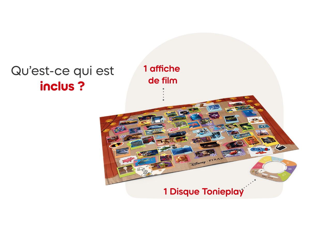 Tonieplay Disney Pixar : Jeu de recherche de scènes