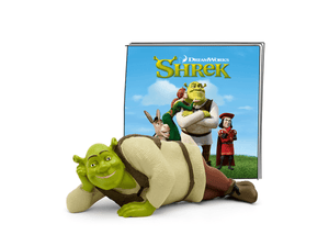 Shrek Tonie with a branded content card