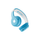 Sky Blue Headphones | plp image