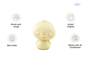 Sleepy Duck audio figurine, inspiring audio journeys and imaginative play
