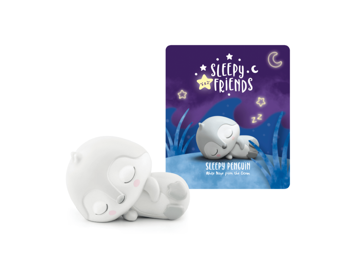 Sleepy Penguin: White Noise from the Ocean Tonie with a branded content card